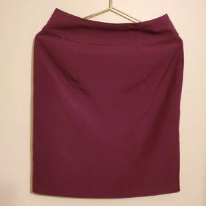 Plum Colored Pencil Skirt